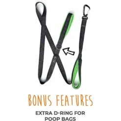 Mighty Paw 2.0 Neoprene Dual Handle HandleX2 Dog Leash, 72-in -PetSafe Kong Shop 342213 PT5. AC SS1800 V1636998404