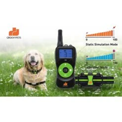GroovyPets One-Dog Kit 800 Yard Waterproof Long-Life Rechargeable Remote Dog Training Shock Collar System -PetSafe Kong Shop 342222 PT2. AC SS1800 V1635282375