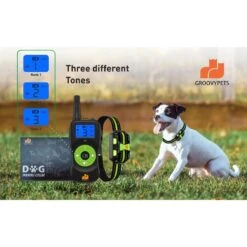 GroovyPets One-Dog Kit 800 Yard Waterproof Long-Life Rechargeable Remote Dog Training Shock Collar System -PetSafe Kong Shop 342222 PT3. AC SS1800 V1635281808