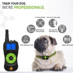 GroovyPets Two-Dog Kit 800 Yard Waterproof Long-Life Rechargable Remote Dog Training Shock Collar System -PetSafe Kong Shop 342224 PT4. AC SS1800 V1635281817