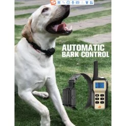 GroovyPets One Dog Set 1100 Yard Auto Anti Bark, Humane Beep, Vibration, Static Shock Waterproof Rechargeable Dog Training Shock Collar System -PetSafe Kong Shop 342228 PT6. AC SS1800 V1635299503