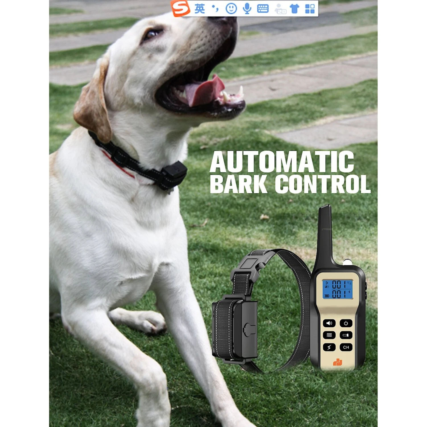 GroovyPets Two-Dog Set 1100 Yard Auto Anti Bark, Humane Beep, Vibration, Static Shock Waterproof Rechargeable Dog Training Shock Collar System 7 GroovyPets Two-Dog Set 1100 Yard Auto Anti Bark, Humane Beep, Vibration, Static Shock Waterproof Rechargeable Dog Training Shock Collar System - Image 7