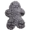 HuggleHounds HuggleFleece Man Tough-Chewer Plush Dog Toy, Medium