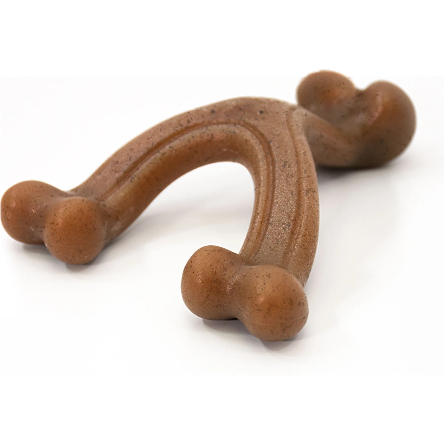 Nylabone Gourmet Style Strong Chew Wishbone Bacon Dog Toy 1 Nylabone Gourmet Style Strong Chew Wishbone Bacon Dog Toy