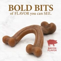 Nylabone Gourmet Style Strong Chew Wishbone Bacon Dog Toy 11 Nylabone Gourmet Style Strong Chew Wishbone Bacon Dog Toy -PetSafe Kong Shop 344025 PT2. AC SS1800 V1674162873