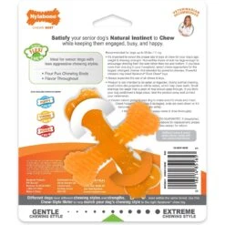 Nylabone Flexi Chew X-Bone Senior Dog Chew Toy, Turkey & Sweet Potato -PetSafe Kong Shop 344331 PT8. AC SS1800 V1635349917