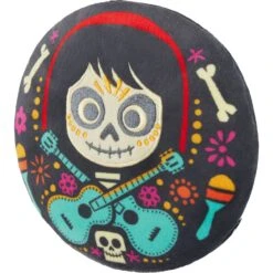 Pixar Halloween Coco Round Plush Squeaky Dog Toy