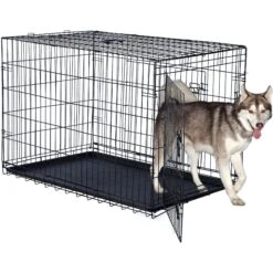 Pet Adobe Portable Folding Wire Dog Crate -PetSafe Kong Shop 345018 PT3. AC SS1800 V1637284960