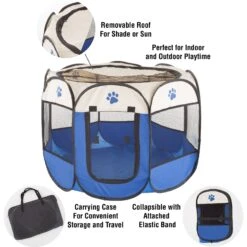 Pet Adobe Pop-Up Dog Playpen -PetSafe Kong Shop 345055 PT2. AC SS1800 V1637280396