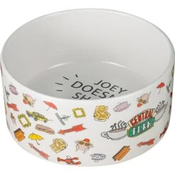Fetch For Pets Friends "Joey Doesn't Share Food" Ceramic Dog Bowl
