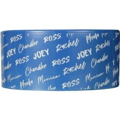 Fetch For Pets Friends "Rather Be Watching" Ceramic Dog Bowl -PetSafe Kong Shop 345620 PT2. AC SS1800 V1636385483