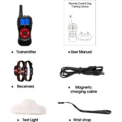 Petdiary Remote Training Shock Dog Collar, Small, Black & Orange, 2 Count -PetSafe Kong Shop 346408 PT8. AC SS1800 V1646784802