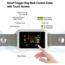 Petdiary Smart Bark Waterproof Dog Training Collar, Small, White 12 Petdiary Smart Bark Waterproof Dog Training Collar, Small, White -PetSafe Kong Shop 346413 PT3. AC SS1800 V1646784227