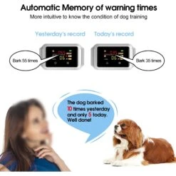 Petdiary Smart Bark Waterproof Dog Training Collar, Small, White 13 Petdiary Smart Bark Waterproof Dog Training Collar, Small, White -PetSafe Kong Shop 346413 PT4. AC SS1800 V1646794707