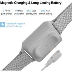 Petdiary Smart Bark Dog Bark Collar With Touch Screen, Small -PetSafe Kong Shop 346416 PT5. AC SS1800 V1646793707