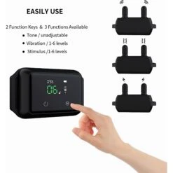 PATPET Premium Waterproof Visualized Automatic Bark Training Collar -PetSafe Kong Shop 346426 PT4. AC SS1800 V1637608389