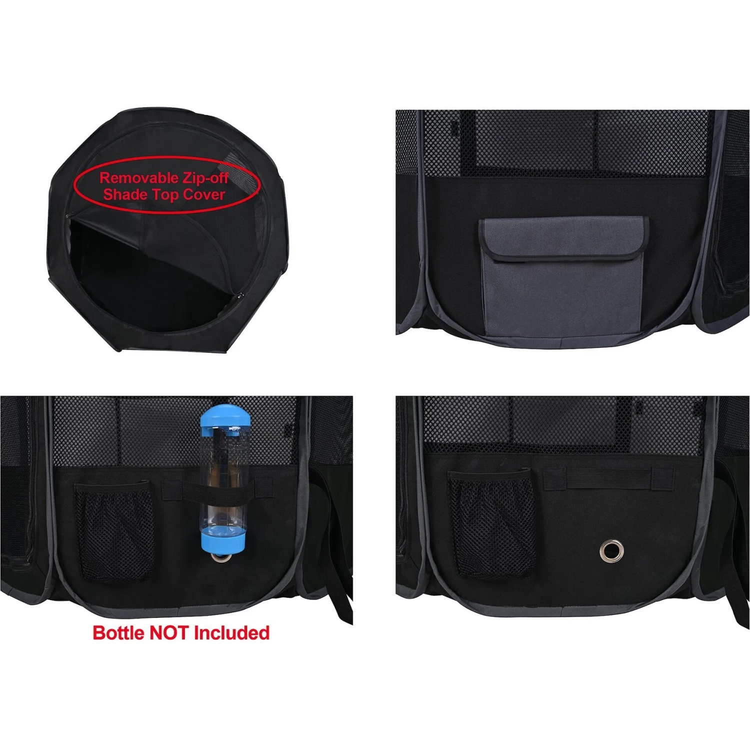 WINiPET 2-Door Soft-Sided Dog & Cat Playpen 4 WINiPET 2-Door Soft-Sided Dog & Cat Playpen - Image 4