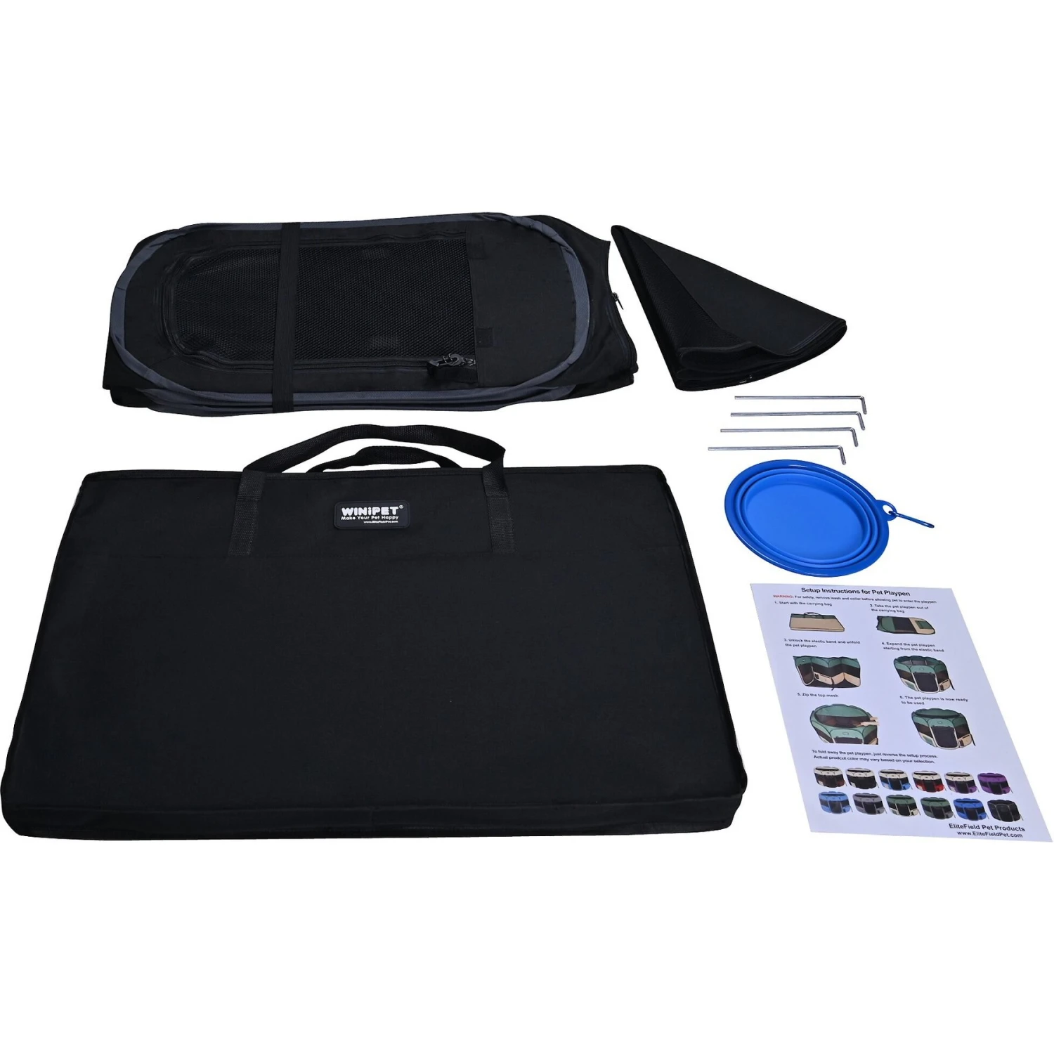 WINiPET 2-Door Soft-Sided Dog & Cat Playpen 5 WINiPET 2-Door Soft-Sided Dog & Cat Playpen - Image 5