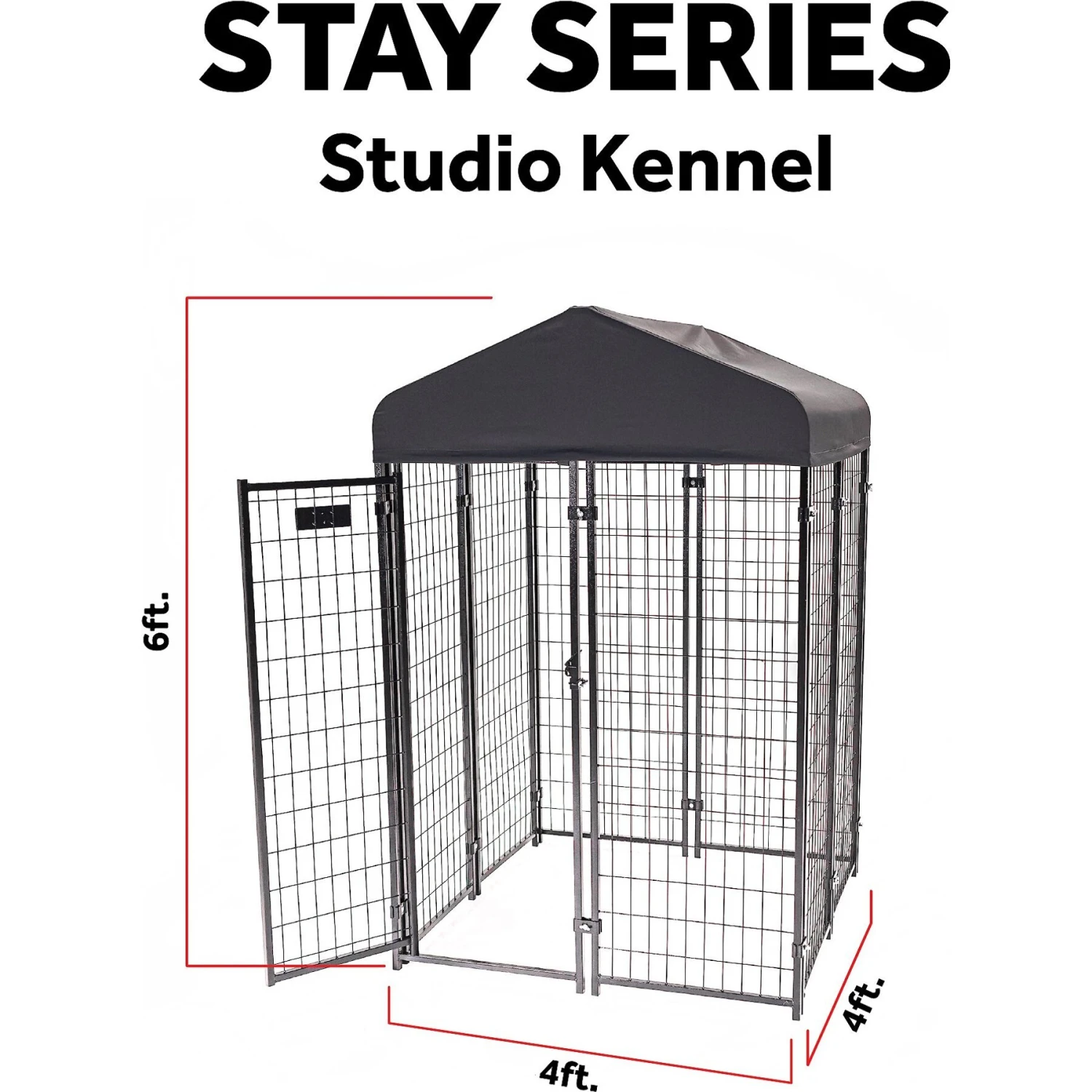 Lucky Dog STAY Series Studio Dog Kennel 3 Lucky Dog STAY Series Studio Dog Kennel - Image 3
