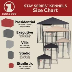 Lucky Dog STAY Series Villa Dog Kennel -PetSafe Kong Shop 346630 PT7. AC SS1800 V1644277355