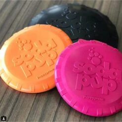 SodaPup Bottle Top Rubber Flying Disk Dog Toy -PetSafe Kong Shop 346939 PT8. AC SS1800 V1638402451