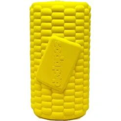 SodaPup Corn On The Cob Rubber Treat Dispenser Dog Toy
