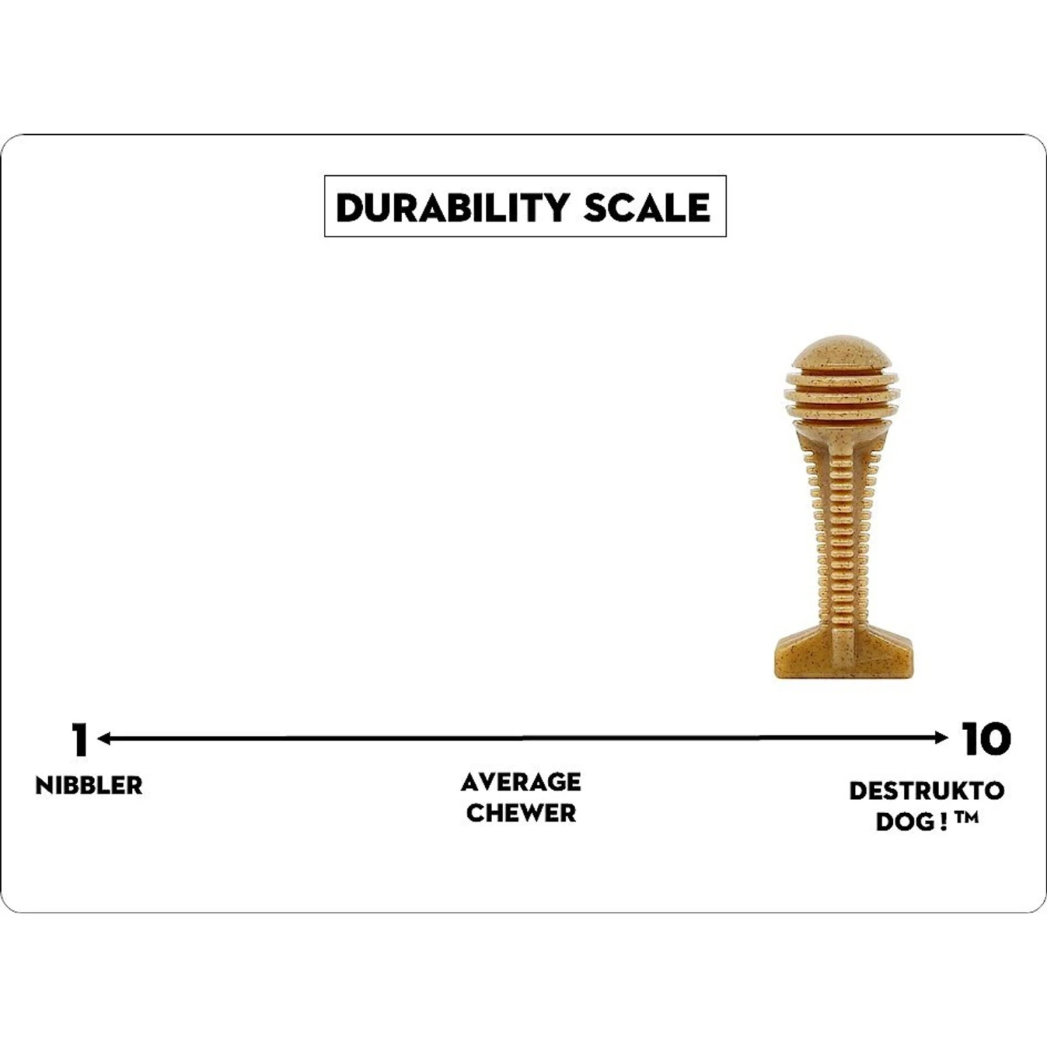 SodaPup Nylon Honey Bone Dental Tower Chew Dog Toy 7 SodaPup Nylon Honey Bone Dental Tower Chew Dog Toy - Image 7