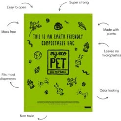 MyEcoPet Compostable Dispenser & Dog Waste Bags, 30 Count 10 MyEcoPet Compostable Dispenser & Dog Waste Bags, 30 Count -PetSafe Kong Shop 347184 PT2. AC SS1800 V1670615208
