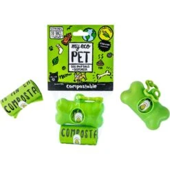 MyEcoPet Compostable Dispenser & Dog Waste Bags, 30 Count 15 MyEcoPet Compostable Dispenser & Dog Waste Bags, 30 Count -PetSafe Kong Shop 347184 PT7. AC SS1800 V1670615208