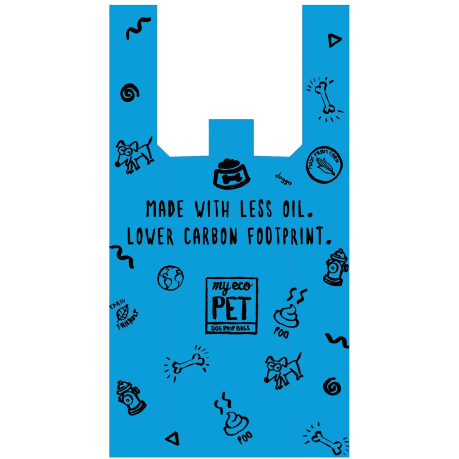 MyEcoPet Biohybridtm Dog Waste Bags, 4800 Count 1 MyEcoPet Biohybridtm Dog Waste Bags, 4800 Count