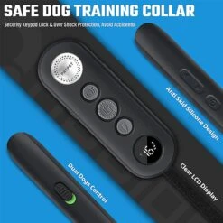 PATPET P680 Lightweight Remote Training Dog Bark Collar, Black 10 PATPET P680 Lightweight Remote Training Dog Bark Collar, Black -PetSafe Kong Shop 347896 PT2. AC SS1800 V1638045119