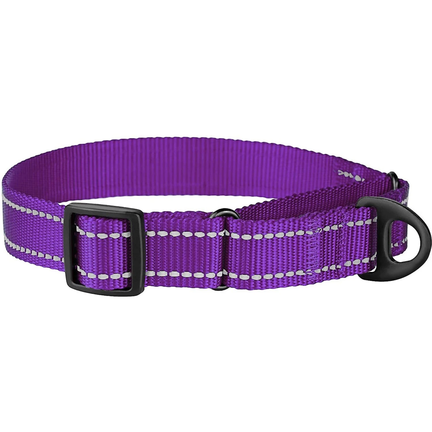 CollarDirect Reflective Martingale Nylon Dog Collar 4 CollarDirect Reflective Martingale Nylon Dog Collar - Image 4
