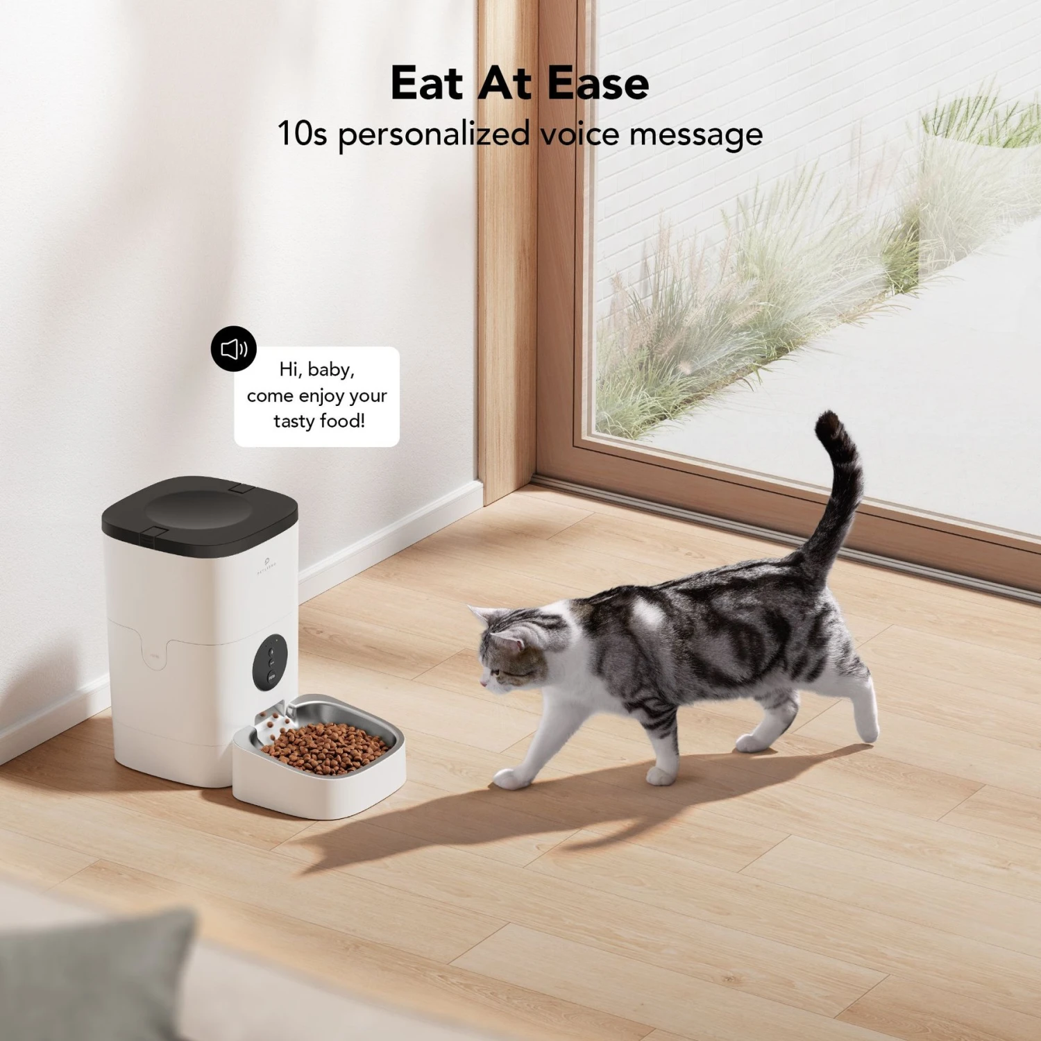 Petlibro WIFI Automatic Dog & Cat Feeder, 4-L 4 Petlibro WIFI Automatic Dog & Cat Feeder, 4-L - Image 4