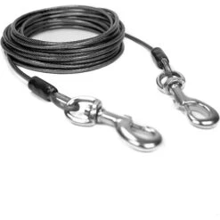 Mighty Paw Tie Out Cable Dog Leash, 30-ft -PetSafe Kong Shop 353032 PT8. AC SS1800 V1638810989