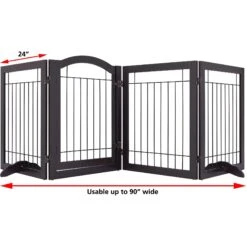 Spirich Extra Wide Freestanding Wire Dog Gate -PetSafe Kong Shop 356181 PT2. AC SS1800 V1641614539