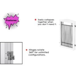Spirich Freestanding Foldable Wire Dog Gate 13 Spirich Freestanding Foldable Wire Dog Gate -PetSafe Kong Shop 356184 PT4. AC SS1800 V1641619634