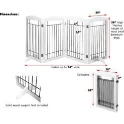 Spirich Freestanding Black Wire Dog Gate -PetSafe Kong Shop 356189 PT3. AC SS1800 V1657657125