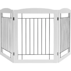 Pawland Freestanding Foldable Wire Dog Gate -PetSafe Kong Shop 356195 PT4. AC SS1800 V1641603736
