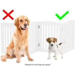 Pawland Freestanding Foldable Wooden Dog Gate -PetSafe Kong Shop 356204 PT5. AC SS1800 V1641601384
