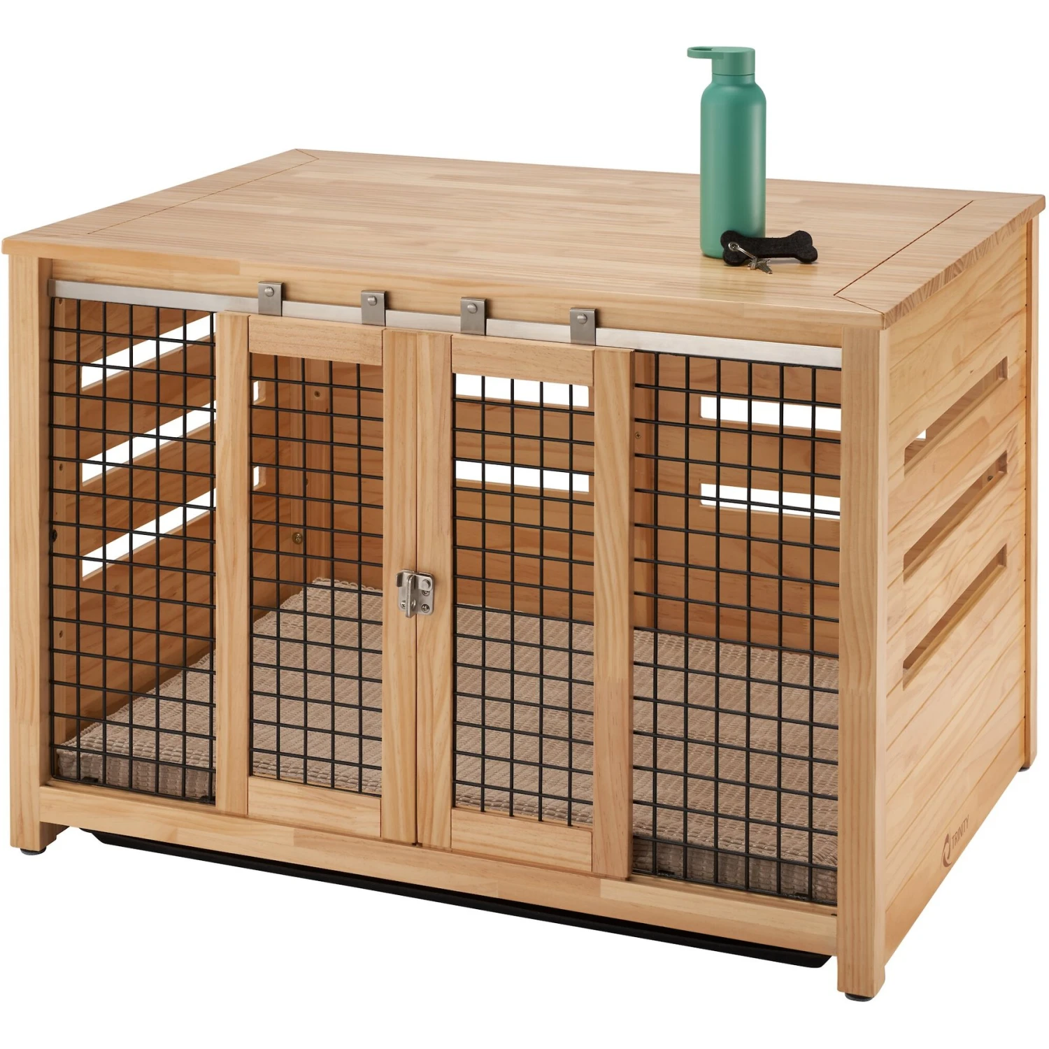 TRINITY Crate Accent Table Double Door Furniture Style Dog & Cat Crate 4 TRINITY Crate Accent Table Double Door Furniture Style Dog & Cat Crate - Image 4