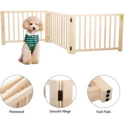 Coziwow By Jaxpety 3 Panel Freestanding Dog Gate -PetSafe Kong Shop 357318 PT7. AC SS1800 V1665526966