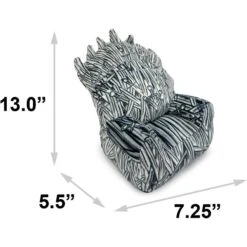 Buckle-Down Game Of Thrones The Iron Throne Seat Dog Plush Squeaker Toy -PetSafe Kong Shop 357427 PT3. AC SS1800 V1649935007