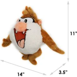 Buckle-Down Looney Tunes Taz Full Body Dog Plush Squeaker Toy -PetSafe Kong Shop 357459 PT4. AC SS1800 V1649939794