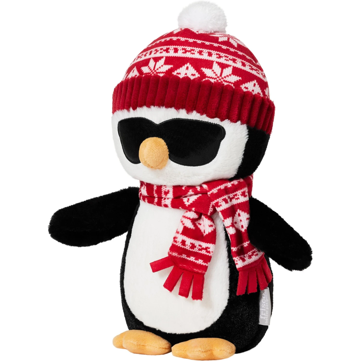 Frisco Holiday Penguin Plush Squeaky Dog Toy 1 Frisco Holiday Penguin Plush Squeaky Dog Toy