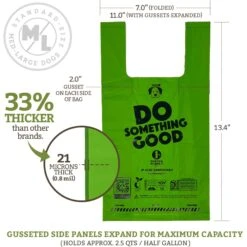 Doggy Do Good Certified Home Compostable Premium Dog & Cat Waste Bags - Handle Bags -PetSafe Kong Shop 361425 PT3. AC SS1800 V1703697379