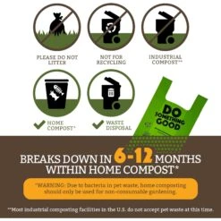 Doggy Do Good Certified Home Compostable X-Large Premium Dog & Cat Waste Bags - Handle Bags On A Roll 13 Doggy Do Good Certified Home Compostable X-Large Premium Dog & Cat Waste Bags - Handle Bags On A Roll -PetSafe Kong Shop 361428 PT5. AC SS1800 V1703697738