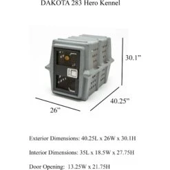 Dakota 283 Hero Dakota Guard Antimicrobial Dog Kennel -PetSafe Kong Shop 361556 PT4. AC SS1800 V1696353997