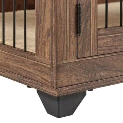 Unipaws Wooden Wire Furniture End Table Dog Crate, Walnut -PetSafe Kong Shop 361903 PT5. AC SS1800 V1650010627