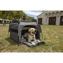 Sherpa U Pet Tent Dog Portable House, Medium, Gray -PetSafe Kong Shop 362161 PT4. AC SS1800 V1642637541