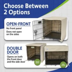 Pet Dreams Double Door Dog Crate Cover 11 Pet Dreams Double Door Dog Crate Cover -PetSafe Kong Shop 362682 PT4. AC SS1800 V1684887050